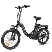Samebike Zložljivo mestno električno kolo SAMEBIKE CY20, kolo z 20 naperami, 350 W 36 V 13 Ah, črno, (21960267)