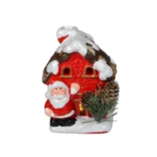 Sigma Novogodišnja figura crvena kucica 9x12cmOY225-20094R