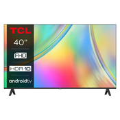 TCL Televizor 40S5400A 40, Smart, Full HD, LED, Android, Crni