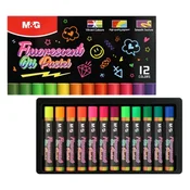 M&G Fluorescentni oljni pastel - komplet 12 kosov