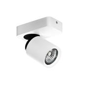AZZARDO 0662 | Azzardo spot svjetiljka elementi koji se mogu okretati 1x GU10 bijelo, sivo