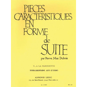 DUBOIS:PIECES CARACTERISTIQUES EN FORME DE SUITE LA PARISIRNNE OP.77 SAX