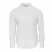 shumee Moška oxfordska srajca Lee Cooper, bela, z dolgimi rokavi, velikost XXL