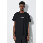 Fred Perry EMBROIDERED T-SHIRT Črna