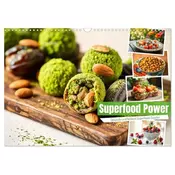 Superfood Power - Gesunde und leckere Superfood-Snacks (Wandkalender 2026 DIN A3 quer), CALVENDO Monatskalender