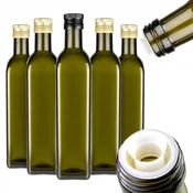 shumee 50x steklenic MARASCA 500 ml z dozirnikom za olivno olje
