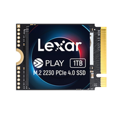 SSD 1TB M.2 30mm 2230 PCI-e 4.0 x4 NVMe, 3D TLC, Lexar PLAY