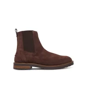 Škornji Tommy Hilfiger Cleated Hilifger Suede Boot FM0FM05961 Rjava