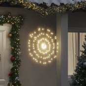 Božicno svjetlo zvjezdani prasak 140 LED toplo bijelo 17 cm