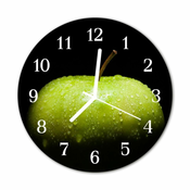 tulup.si Steklena okrogla ura Apple fi 30 cm