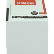 Kocka papirna bela lepljena 9X9cm, 850L