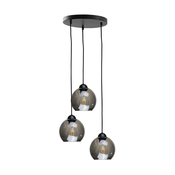 Luster na sajli UNO 3xE27/60W/230V crna