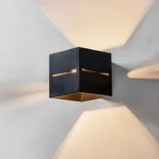 SOLLUX LIGHTING Stenna svetilka Top up/down, črn korpus - Dnevna soba/jedilnica - Sodobni - Kovina