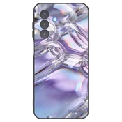 Silikonski črni ovitek za Samsung Galaxy A17 5G - Iridescent bubbles