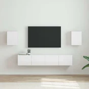 vidaXL TV stenska omara 2 pcs Svetlo Belo 30 x 31 x 40 cm