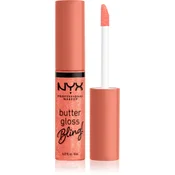 NYX Professional Makeup Butter Gloss Bling glos za ustnice 8 ml odtenek 02 Dripped Out