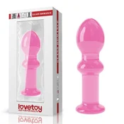 Glass romance pink 4.5inch plug