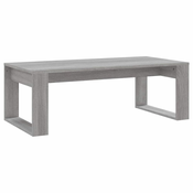 Stolic za kavu boja sivog hrasta 102x50x35 cm konstruirano drvo