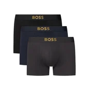 Bokserji Hugo Boss Trunk 3-Pack Gold Logo Gift Multicolor XXL