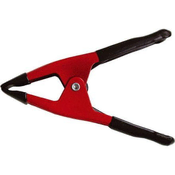 Extol Craft Izoliran kovinski terminal (9687) insulated metal clamp, 100mm, spring-loaded jaws