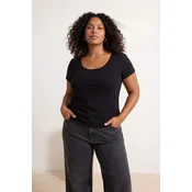 Trendyol Curve Ženska bluza Tbbss26Af00105, Crna