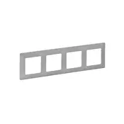 Legrand 754134 - Okvirček za stikala VALENA LIFE 4P aluminij