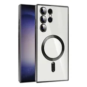 Hibridni ovitek MagShield z zaščito zadnje kamere in 2 magnetoma MagSafe za Samsung Galaxy Note 20 - metallic black