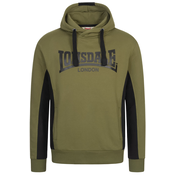 Moški pulover s kapuco Lonsdale Olive
