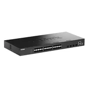 D-Link DGS-1530-28S Smart Managed Switch 24x 1G SFP 4x 10G SFP+ 1x USB 2.0 1x console port
