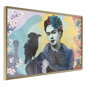 Poster - Frida with a Raven 90x60