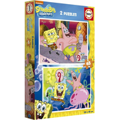 Educa Puzzle Sponge Bob 2x48 kosov