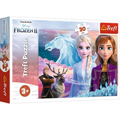 Trefl Puzzle Frozen 2 - Pogumni sestri / 30 kosov