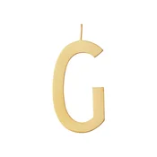 Pozlačeni srebrni obesek Design Letters