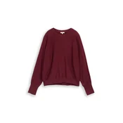 TOM TAILOR Pulover bordo