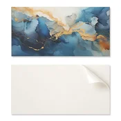 shumee Samolepilna vinilna kuhinjska plošča 120x60 cm z abstraktnim valovitim vzorcem