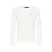 Polo Ralph Lauren  Puloverji PULL COL ROND EN MAILLE TORSADEE  Bela