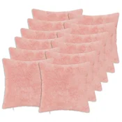 Vidaxl Prevleka za blazino 12 kos HEERLEN Roza 50 x 50 cm