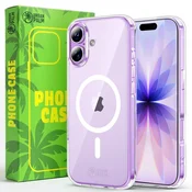 Ovitek za iPhone 17, odporen proti MagSafe, prozoren