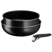 TEFAL Set posuda 3/1 L1539153 Ingenio Easy Cook & Clean