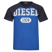 Diesel Majice s kratkimi rokavi T-RAGLEN Modra
