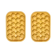 INF Majhen silikonski model za ledene kroglice, 2 kosa – 22 mini kroglic za ledene kroglice za koktajle in viski Yellow, (5000213095)