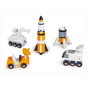 Drevené vesmírne vozidlá Space Voyager Set Tender Leaf Toys 5 druhov od 3 rokov TL8661