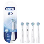 Oral B iO Ultimate Clean zamjenske glave za zubnu cetkicu White 4 kom