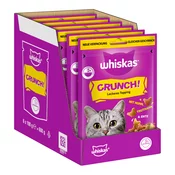 Whiskas Crunch s piletinom, puretinom i pacetinom - 6 x 100 g