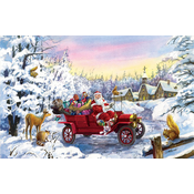 Sunsout - Puzzle Thoroughly Modern Santa - 550 kosov