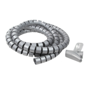 LogiLink spiralni držac za kablove 2.5m x 25mm srebrni
