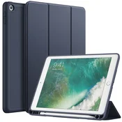 Ovitek JETech za 9,7 iPad (5./6. generacija, 2017/2018) z držalom za svinčnik – temno modra
