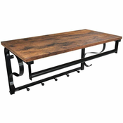 Artenat Obešalnik s polico Debi, 60 cm, oreh