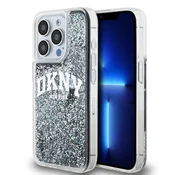 DKNY Etui DKNY Liquid Glitter Big Logo za iPhone 15 Pro - črno