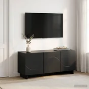 vidaXL TV stojalo 90 x 34,5 x 40 cm Črna Konstruiran les